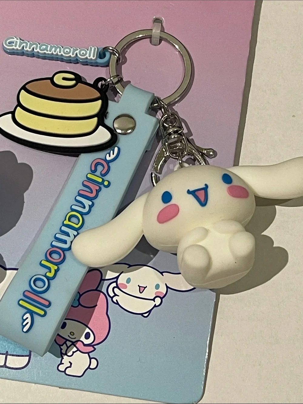 Brand New WOT Sanrio Hello Kitty & Cinnamoroll Keychain Set - Pink, White, Blue